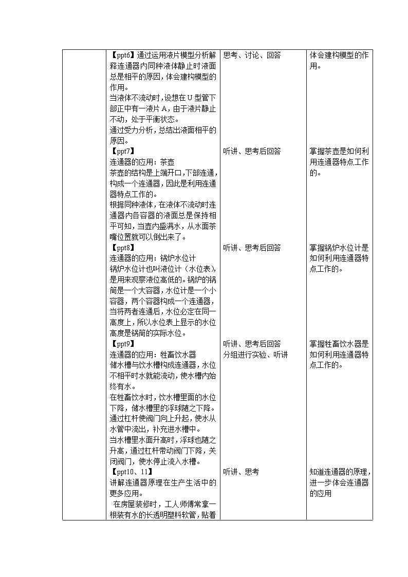 9.2《液体的压强》 第2课时 教案 物理教科版（2024）八年级下册第2页