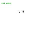 11.1　杠　桿 2025學(xué)年物理教科版八年級(jí)下冊(cè) 課件