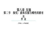 初中物理新滬科版八年級(jí)全冊(cè)第八章第二節(jié)作業(yè)教學(xué)課件2025春