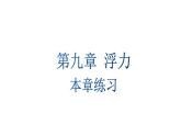 初中物理新滬科版八年級全冊第九章本章練習(xí)教學(xué)課件2025春
