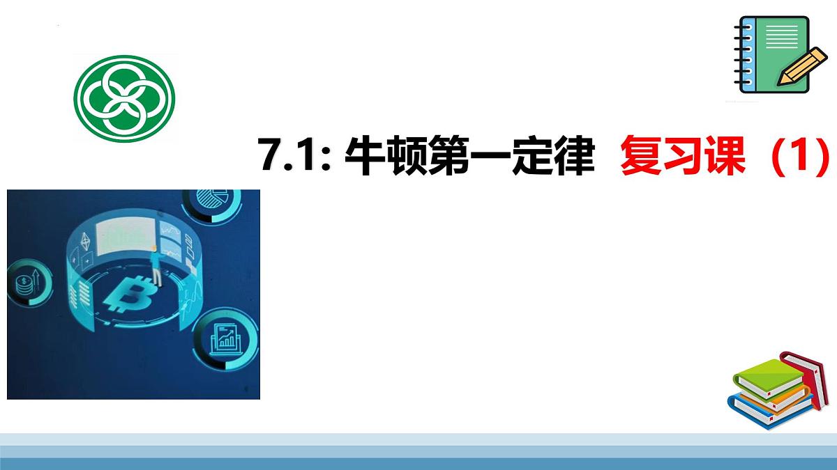 7.1 牛顿第一定律（复习课） 课件-2024-2025学年沪科版物理八年级下册第1页