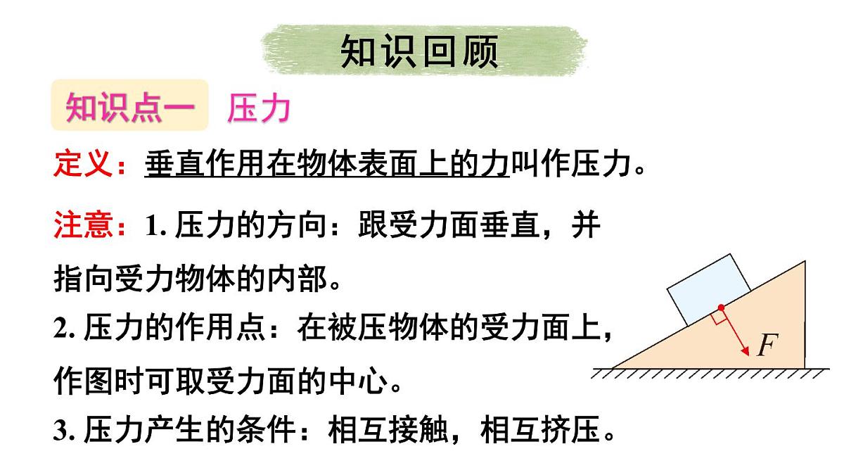 初中物理新教科版八年级下册9本章复习教学课件2025春第2页