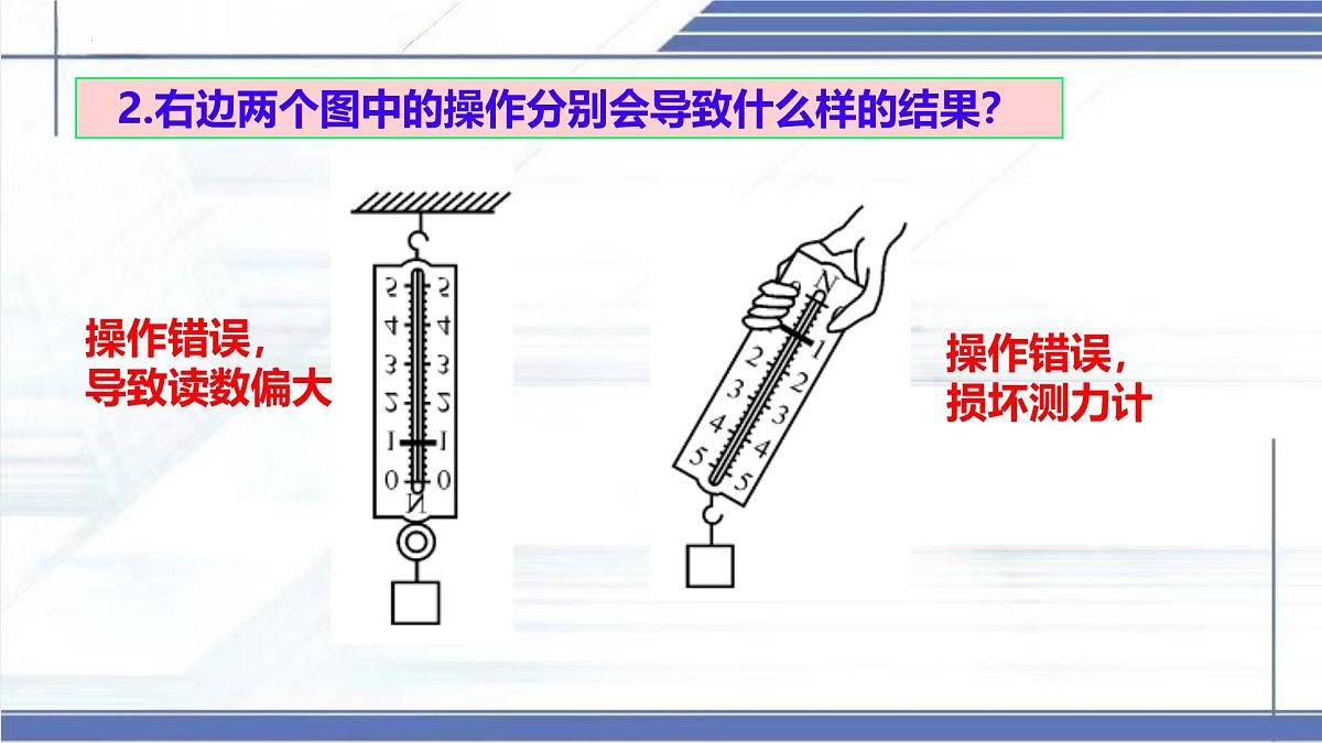 7.2 力的测量 弹力 2025学年八年级物理下册同步课件（北师大版2024）第6页