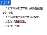6.1 力 課件 2025學年物理滬粵版八年級下冊