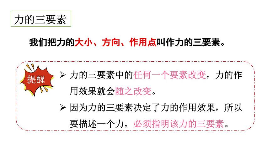 初中物理新人教版八年级下册第七章第一节第二课时 力的三要素与力的作用的相互性教学课件2025春第7页
