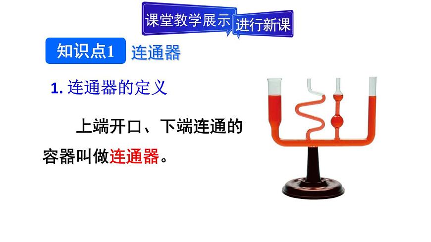 初中物理新人教版八年级下册第九章第二节第二课时 液体压强的计算 连通器教学课件2025春第5页