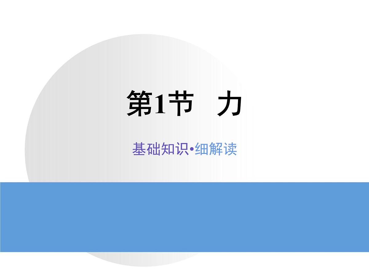 新人教版物理 八下 7-1《力》教材解读—授课课件第2页