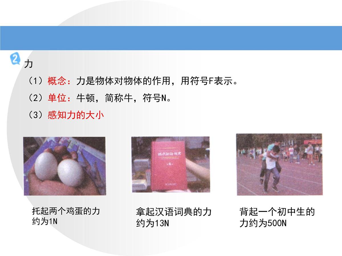 新人教版物理 八下 7-1《力》教材解读—授课课件第6页