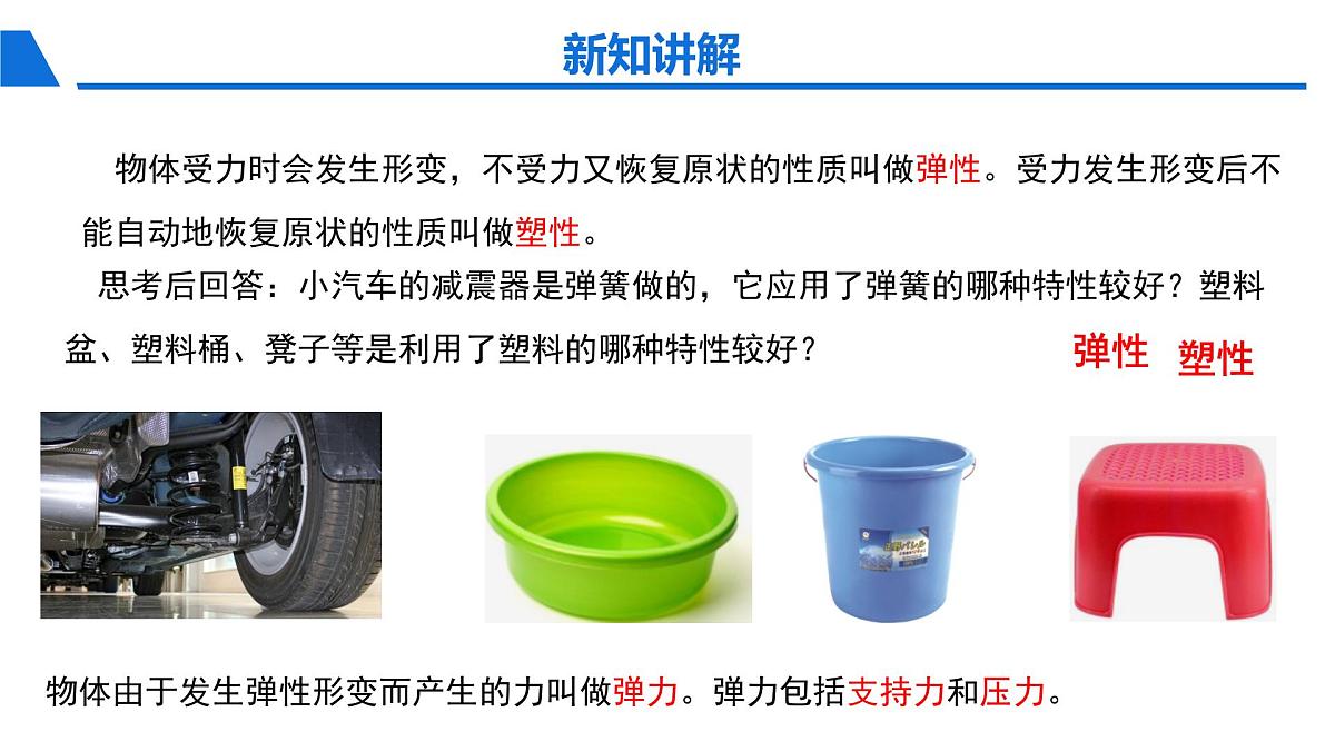 新人教版物理 八下 7-2《弹力》 课件第3页