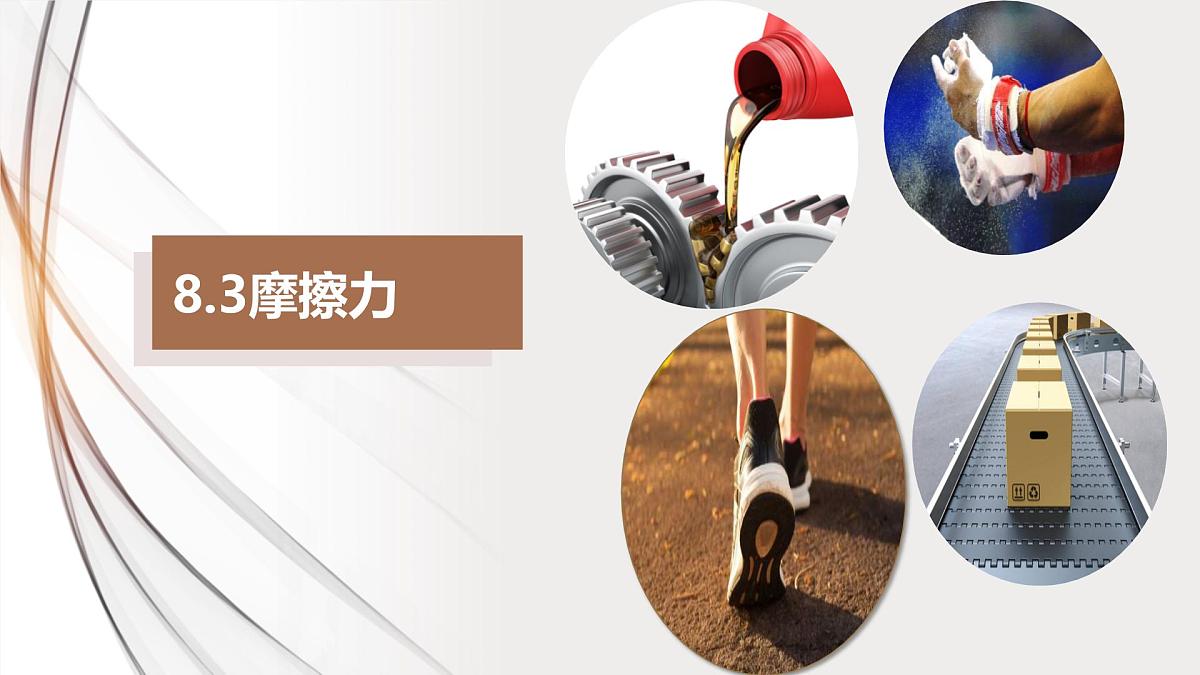 新人教版物理 八下 8-3《摩擦力》课件第1页