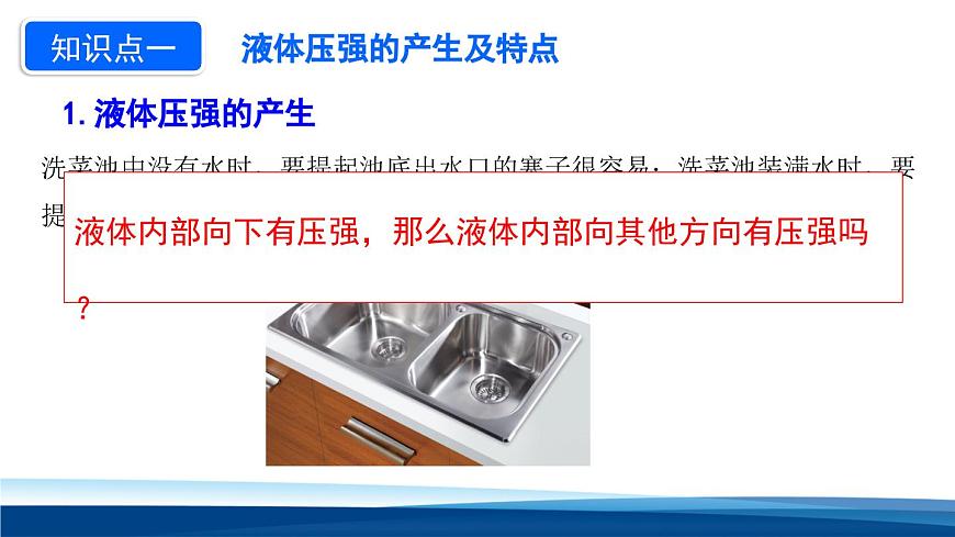 新人教版物理 八下 9-2《 液体的压强》 课件第2页