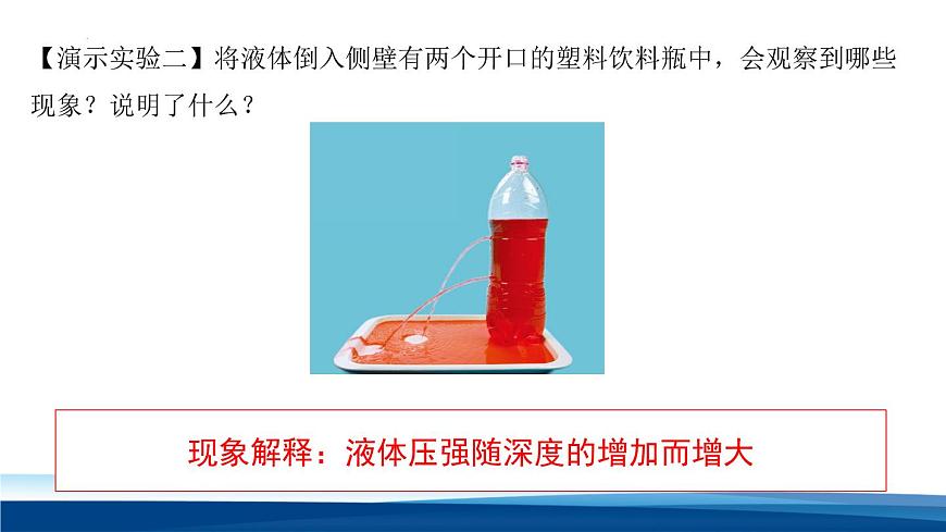 新人教版物理 八下 9-2《 液体的压强》 课件第4页