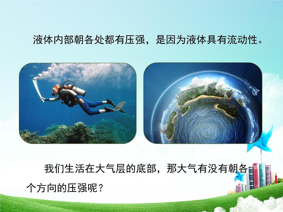 新人教版物理 八下 9-3《大气压强》课 件课件PPT第2页