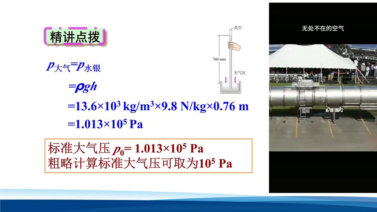 新人教版物理 八下 9-3课件： 大气压强第6页