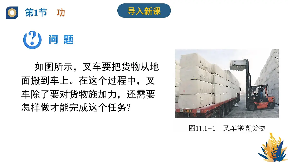 新人教版物理 八下 教学课件：11-1 功第2页