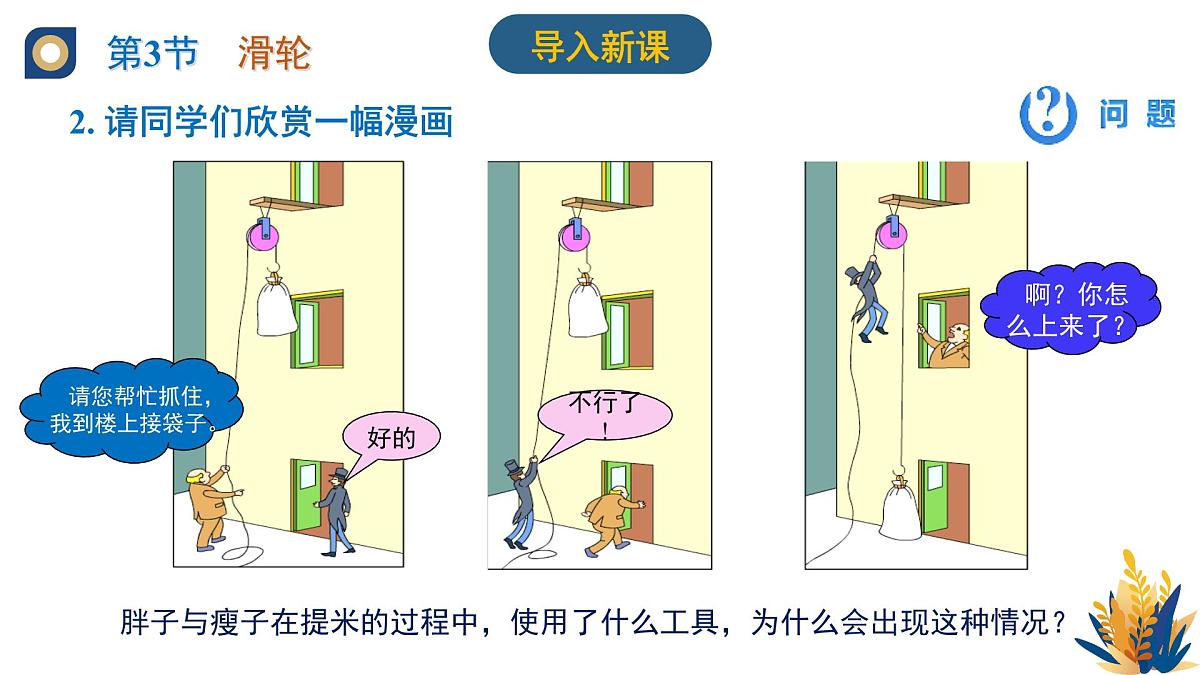 新人教版物理 八下 教学课件：12-3 滑轮第3页