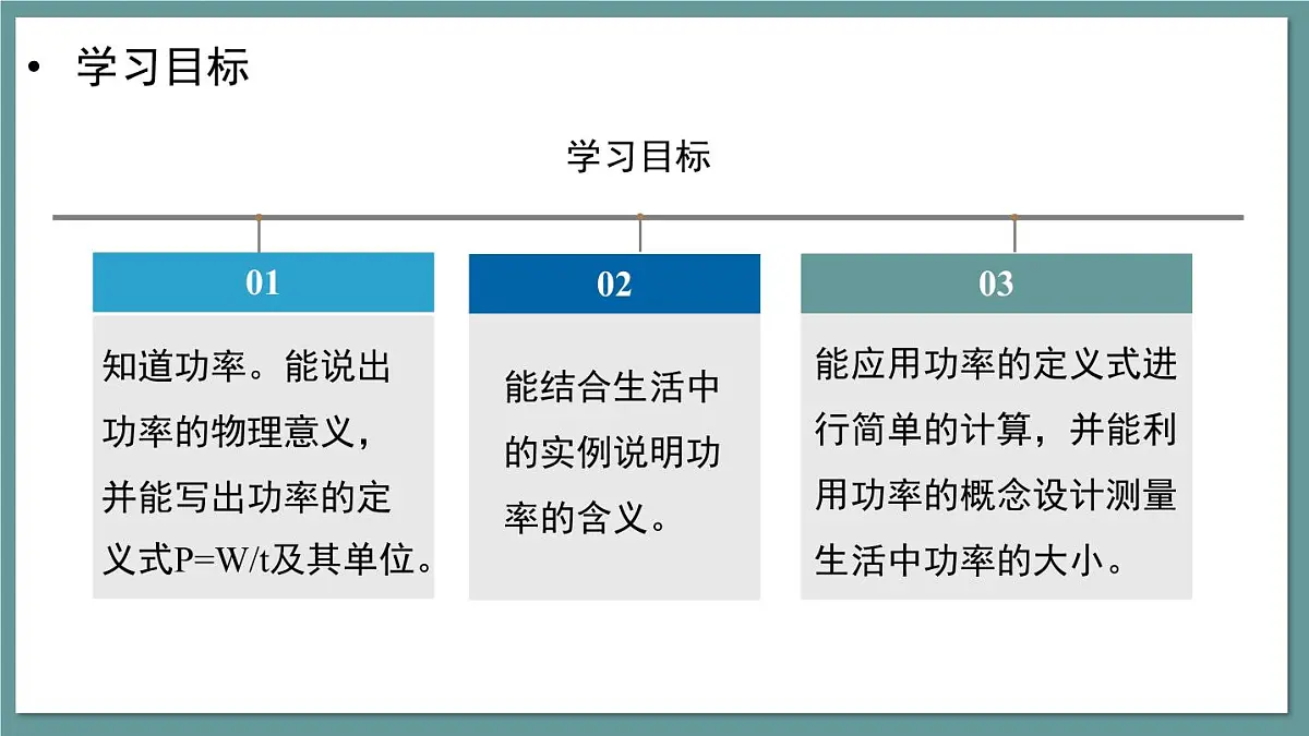 新人教版物理 八下 课件：11-2 功 率第3页