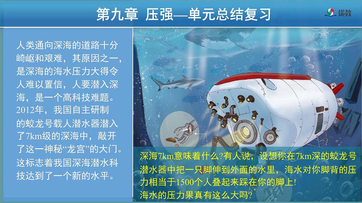 新人教版物理 八下 课件：第九章《压强》复习第3页