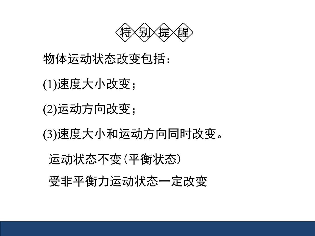 新人教版物理 八下第八章《运动和力》章末复习课件第4页