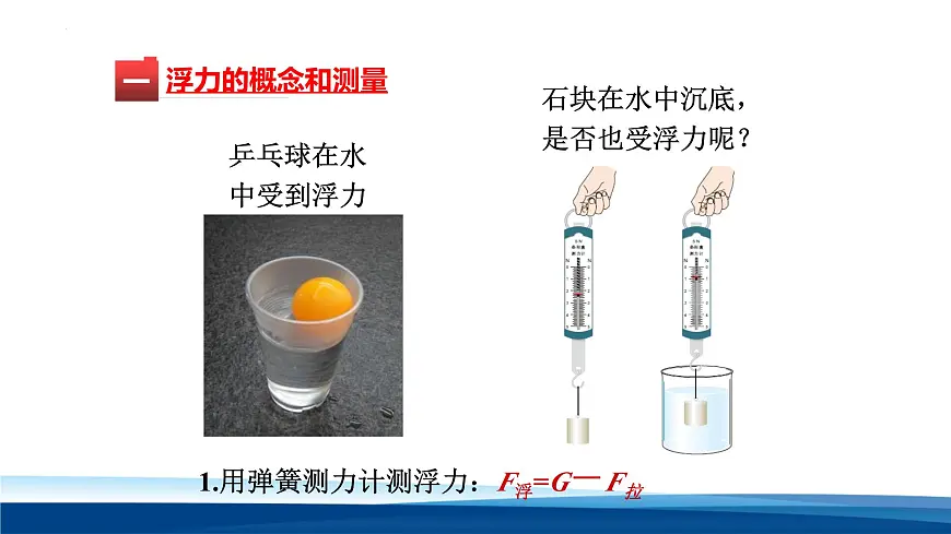 新人教版物理八下 课件：10-1 浮力第3页