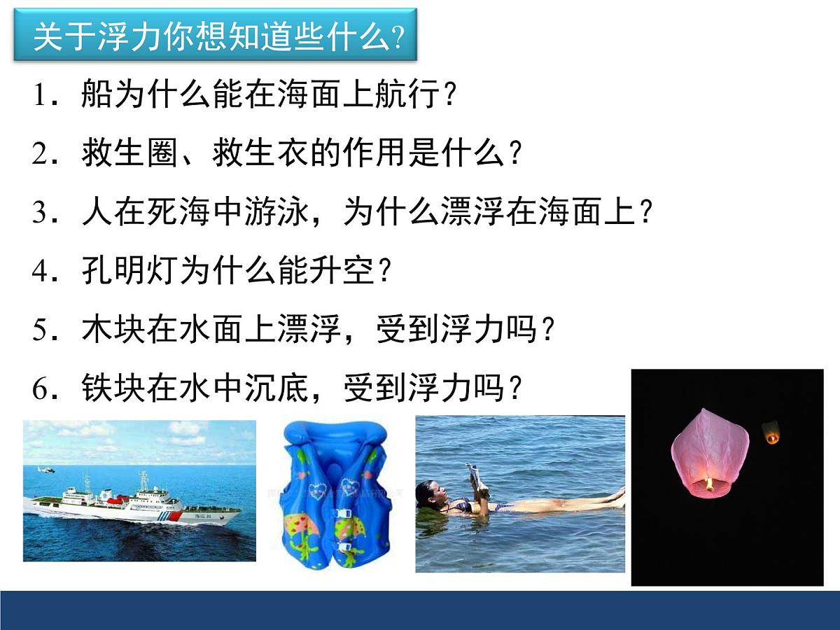 新人教版物理八下 10-1《浮力》 课 件课件PPT第4页