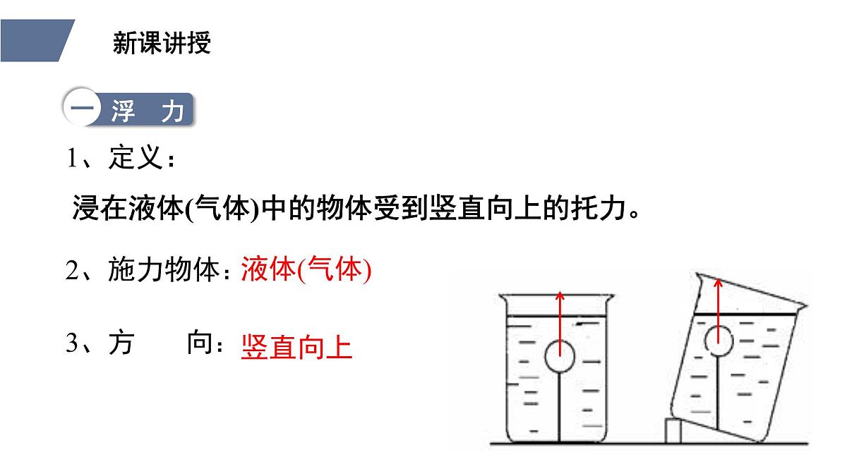 新人教版物理八下 10-1《浮力》课件第5页
