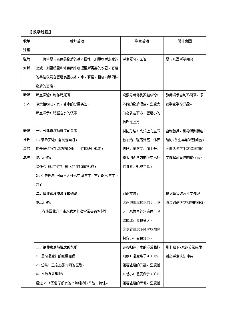 新人教版物理 八上6-4《密度与社会生活》教案第2页