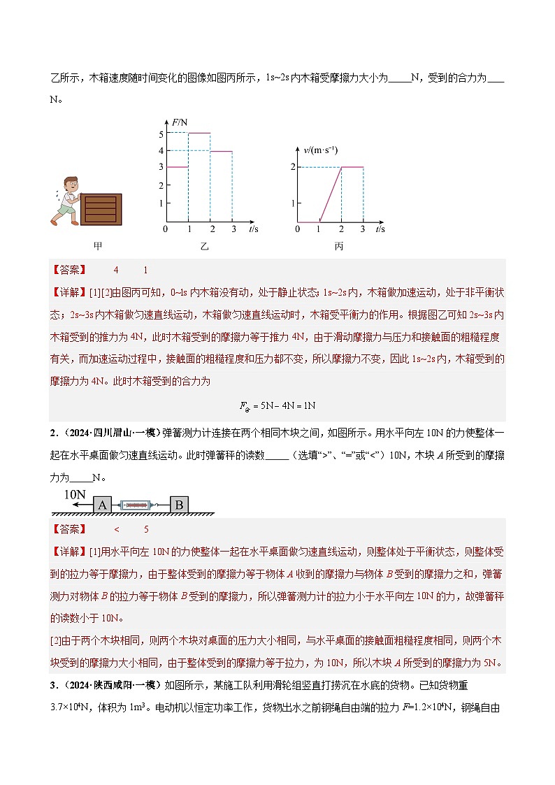 2025年中考物理复习力学专题复习专题1  受力分析及作图（练习）（解析版）第2页