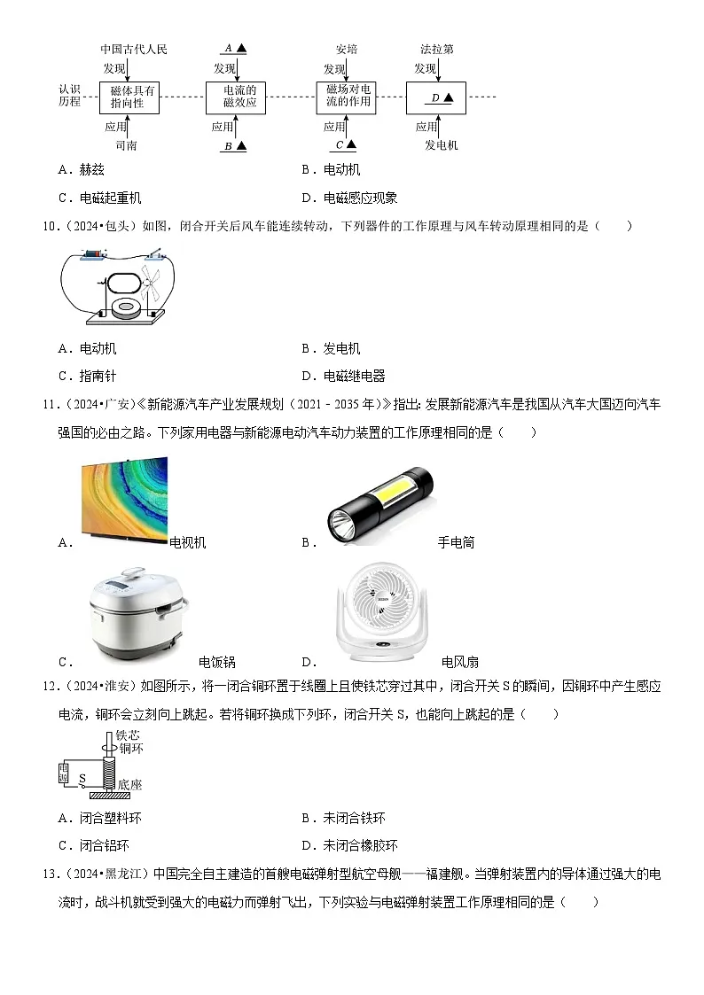 第20章 电与磁（易错真题汇编）（原卷版）第3页