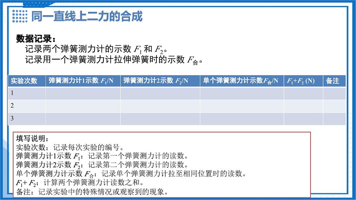 7.4 同一直线上二力的合成 - 初中物理八年级下册 同步教学课件（沪粤版2024）第8页