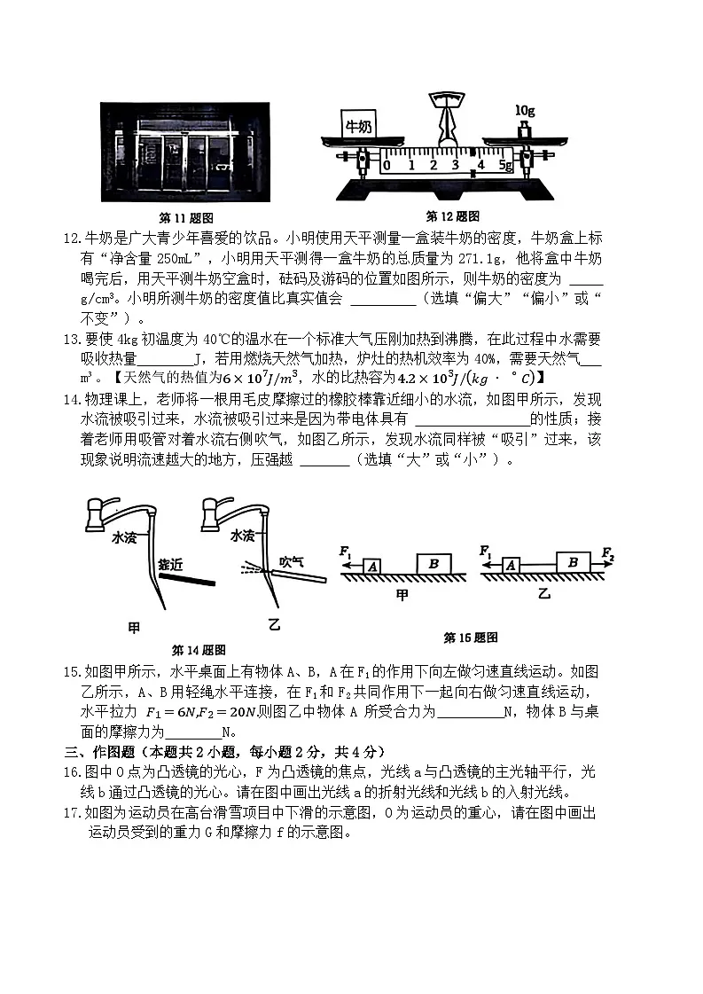 2025年辽宁省大连市高新园区中考一模物理试卷第3页