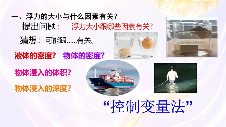 10.3 科学探究：浮力的大小 课件 2024-2025学年教科版物理八年级下学期第4页