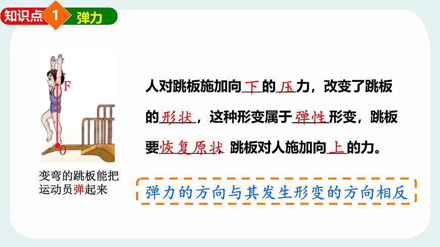 7.3 弹力 弹簧测力计 课件 2024-2025学年教科版物理八年级下学期第8页