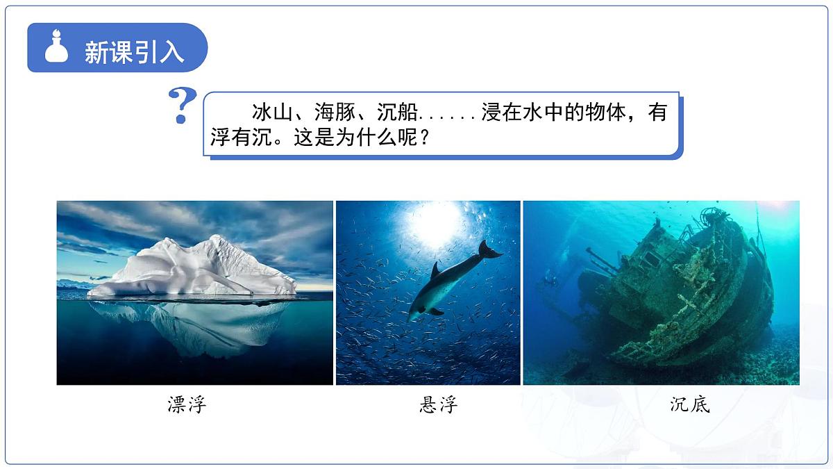 10.4《沉与浮》课件 物理教科版（2024）八年级下册第3页