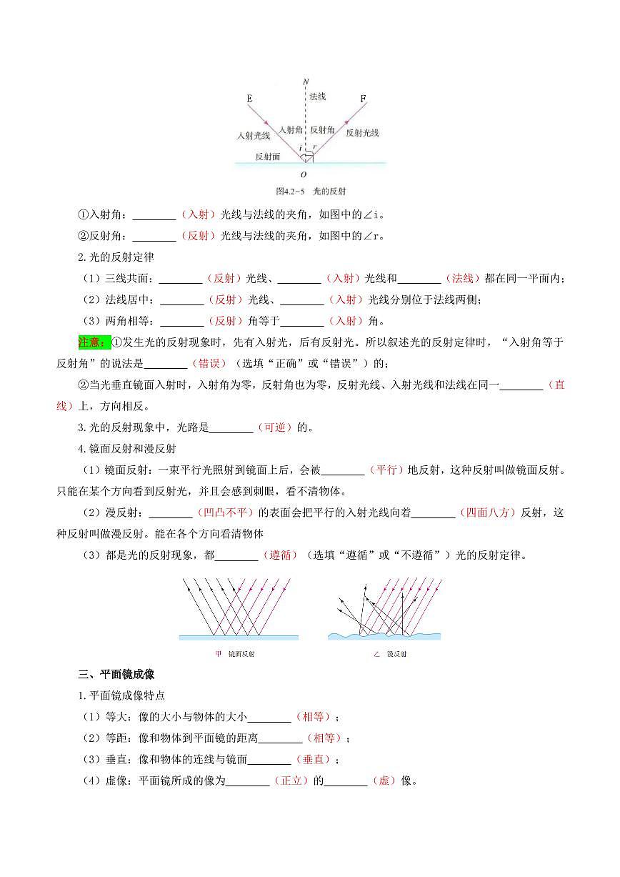 专题04 第4章 光现象【考点清单】（解析版）第3页