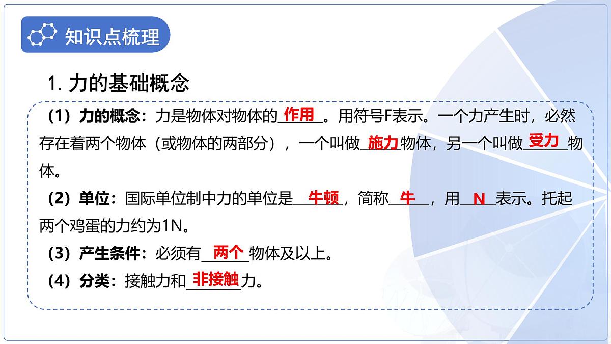 第七章《力》复习课件 物理苏科版（2024）八年级下册第4页