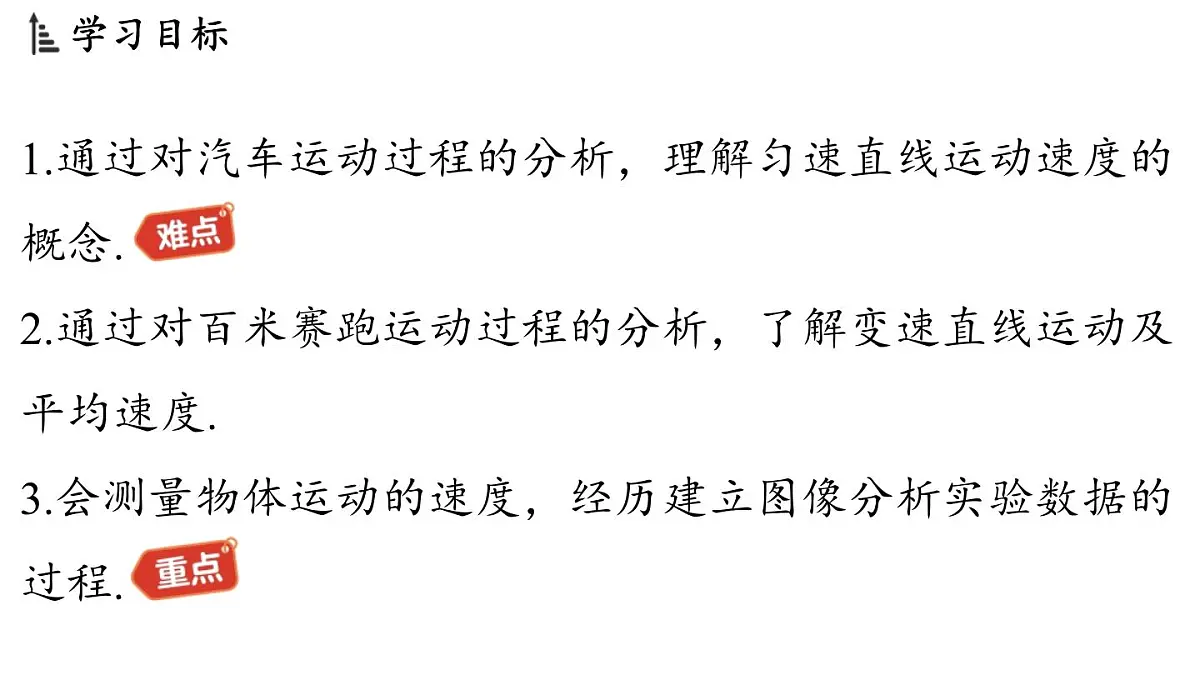 第二章 第三节 物体运动的速度-八年级上学期物理同步课件（教科版2024）第2页