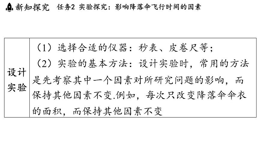 第一章 第三节 跨学科实践_降落伞-八年级上学期物理同步课件（教科版2024）第5页