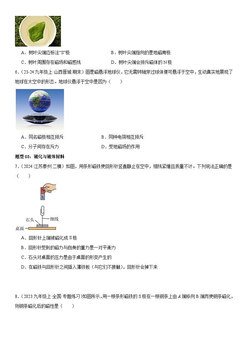 第21讲： 磁现象 磁场 原卷版第3页