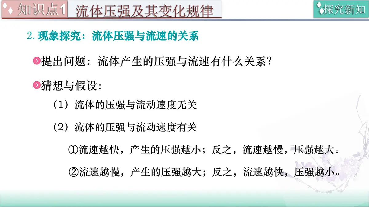 8.4 流体压强与流速的关系（同步课件）2025学年八年级物理全一册北师大版第8页