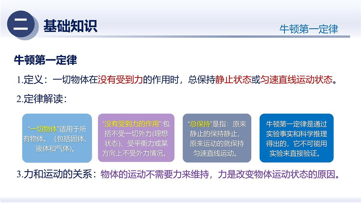 人教版2024八年级物理下册第八章 运动和力（章末复习）（课件）第4页