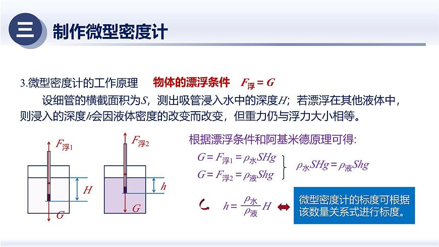 人教版2024八年级物理下册10.4跨学科实践—制作微型密度计（课件）第8页