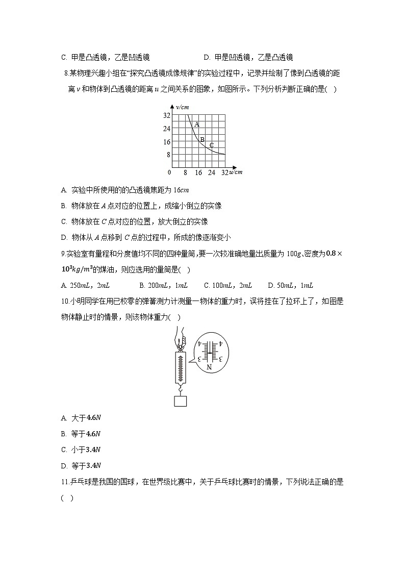 福建省福州市连江县2024-2025学年八年级上学期期末物理试卷（解析版）第3页
