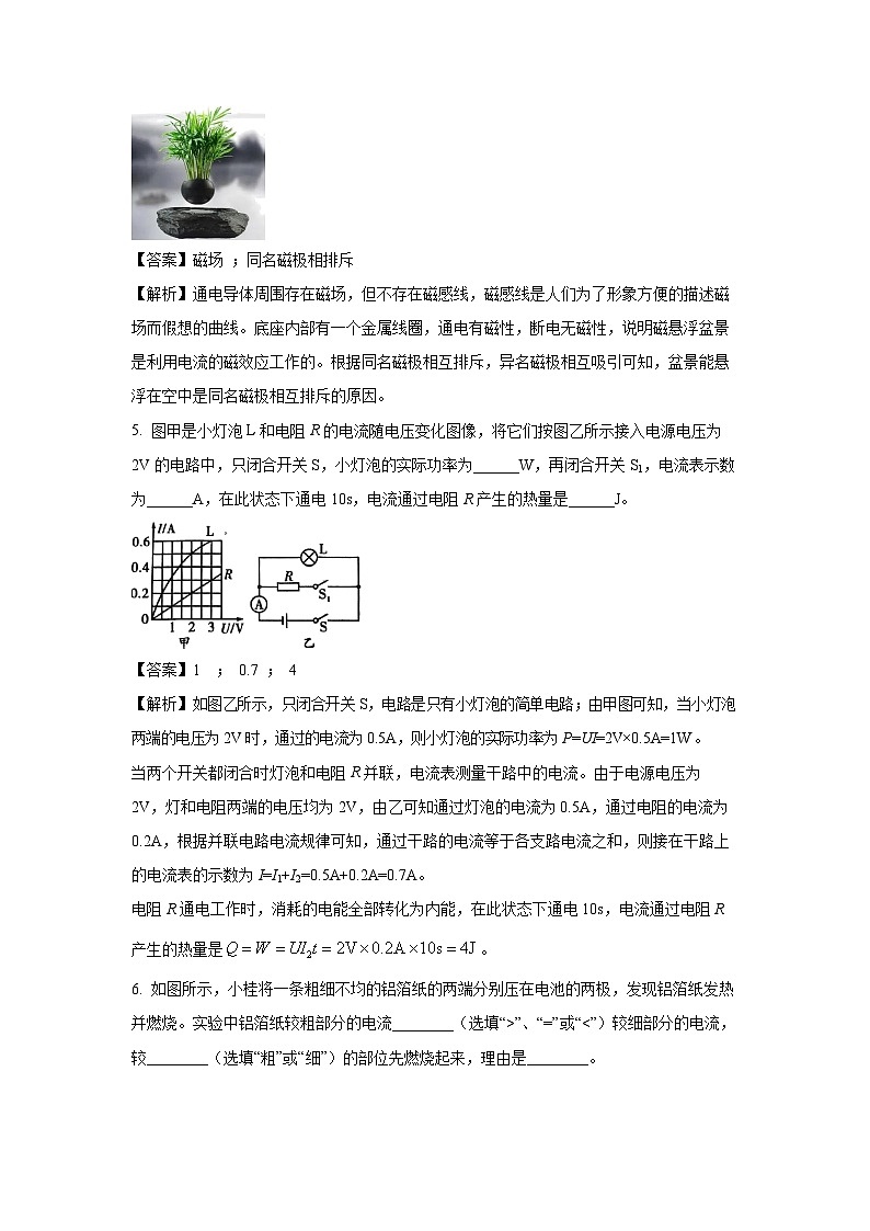 河南省驻马店上蔡县2024-2025学年九年级上学期期末素质测试物理试卷（解析版）第3页