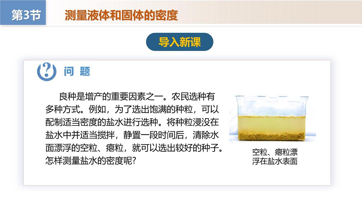 人教版2024八年级上册物理6.3 测量液体和固体的密度（教学课件）第2页