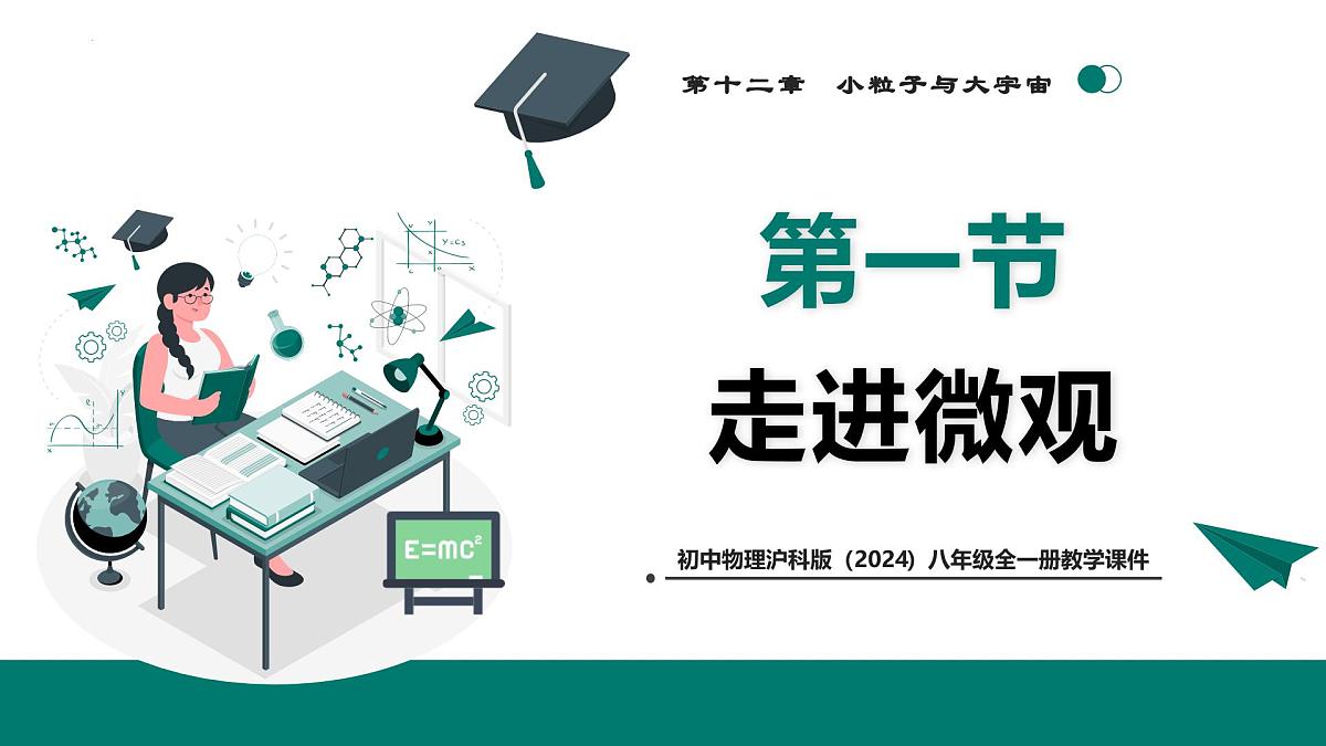 12.1 走进微观（教学课件）2025学年初中物理沪科版（2024）八年级全一册第1页
