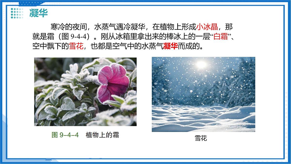9.4 升华和凝华（课件）-2024-2025学年八年级物理下册（沪科版（五四学制）2024)第7页