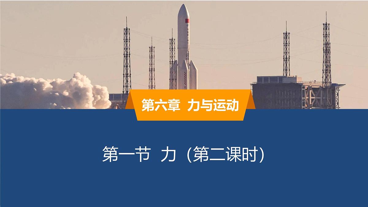 2025年春鲁教版初中物理八年级下册同步授课课件 第六章 力与运动  第一节 力 第二课时第1页