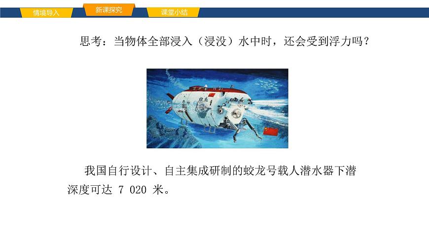 2025年春鲁教版初中物理八年级下册同步授课课件 第八章 浮力  第一节 浮力第5页