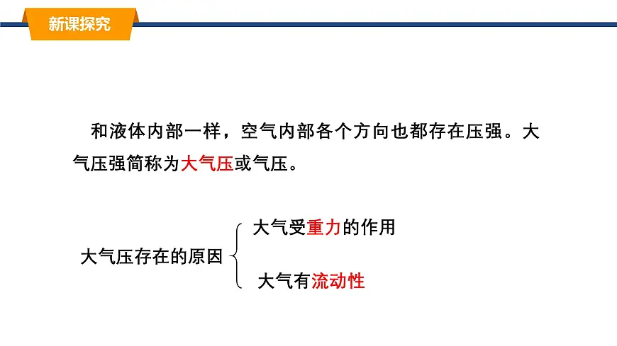 2025年春教科版物理八年级下册同步授课课件 9_4_大气压强第5页